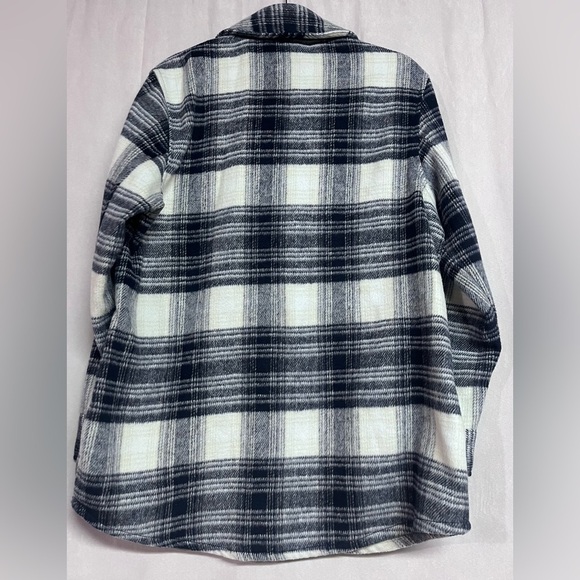 George Plaid Cardigan Jacket Button Down Size Medium - Picture 3 of 7